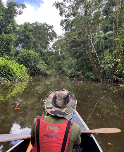 Campagne d'orientation pour prélèvement de sédiments de ruisseau, Guyane, 2025